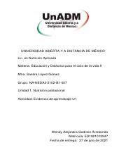 EDA2 U1 EA WEGA pdf UNIVERSIDAD ABIERTA Y A DISTANCIA DE MÉXICO Lic