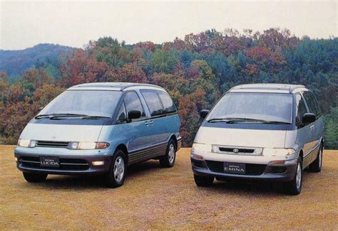 1992 Toyota Estima Lucida And Estima Emina The Official Minivans Of