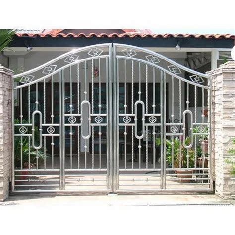 Modern Stainless Steel Silver Swing Ss Gate At Rs 1150 Sq Ft In