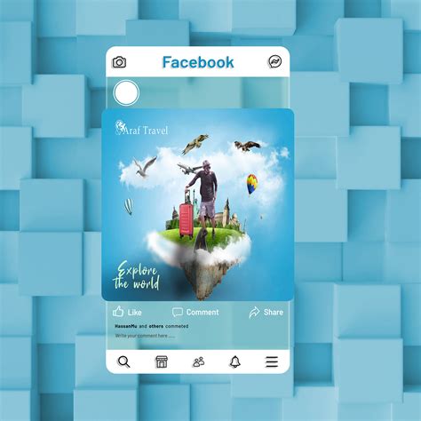 Travel Agency Social Media Ads Design | Images :: Behance