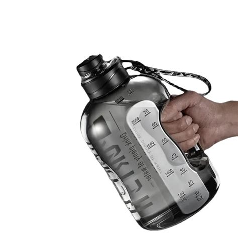 Botella De Agua Deportiva De Gran Capacidad Para Hombre Vaso Con