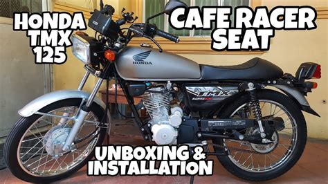 Honda TMX 125 Cafe Racer Seat Unboxing And Installation YouTube