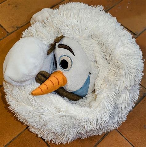 Peluche Walt Disney Boule Oreiller Olaf Le Bonhomme De Neige La Reine