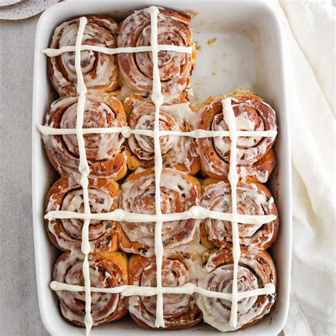 Hot Cross Cinnamon Rolls Girl Versus Dough