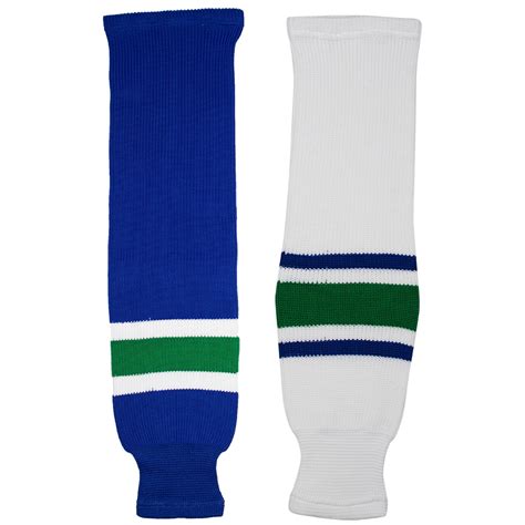 Vancouver Canucks Knit Hockey Socks Tronx Sk200