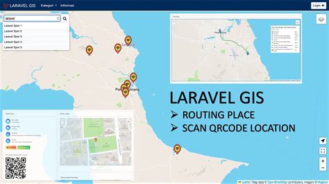 Laravel Gis Maps With Routing Place And Scan QR Code Location Source