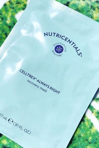 Celltrex Always Right Recovery Mask Nutricentials Nu Skin Cuotas Sin