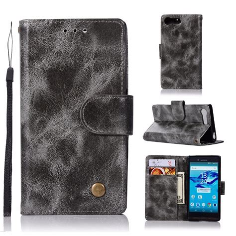 Lujo Flip Pu Funda De Cuero Para Sony Xperia X Performance Cartera