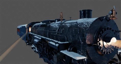 My updated model of the Polar Express. : r/3Dmodeling