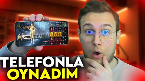 Hayatimda Lk Defa Telefonla Pubg Mob Le Oynadim Youtube