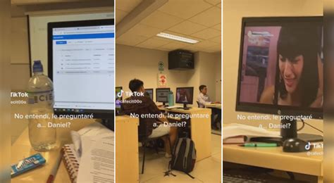 TikTok Viral Universitario Es Captado Viendo Al Fondo Hay Sitio En