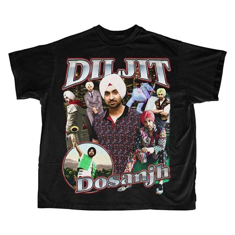 Diljit Dosanjh Vintage T Shirt Diljit Dosanjh Shirt Punjabi Shirt