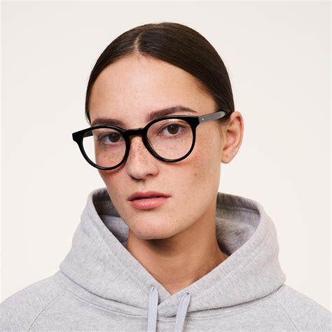 Pierce Large Black | Round Acetate Glasses | Ace & Tate