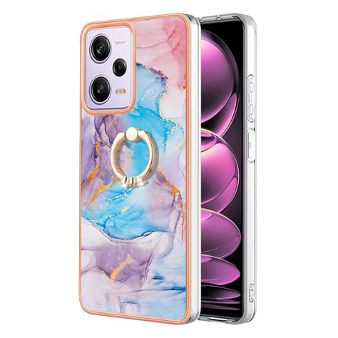 For Xiaomi Poco X Pro G Electroplating Imd Tpu Phone Case With Ring