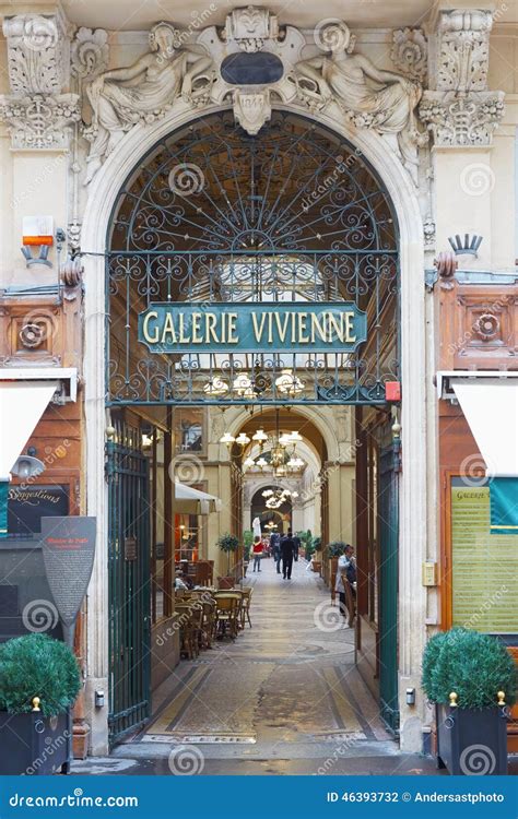 Paris Entrée De Galerie Vivienne Passages Photographie éditorial