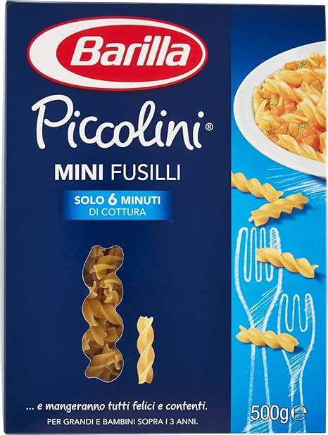 Piccolini Mini Fusilli G Barilla Amazon Co Uk Kitchen Home