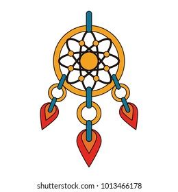 Dream Catcher Symbol Cartoon Vector Illustration Stock Vector (Royalty ...