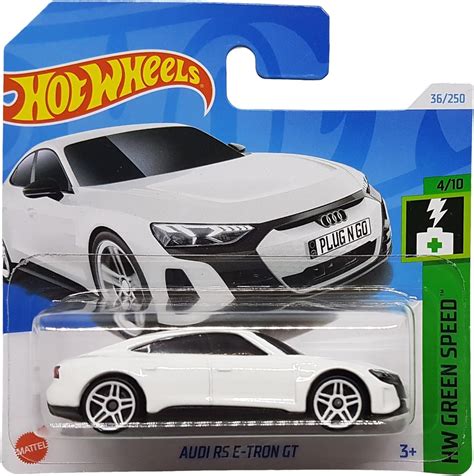 Hot Wheels Audi RS E Tron GT HW Green Speed 4 10 HTB81 Short Card White Mattel 2024