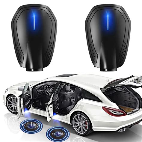 Car Door Laser Projector Led Auto Logo Lights Rechargeable Wireless