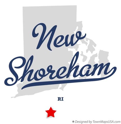 Map of New Shoreham, RI, Rhode Island