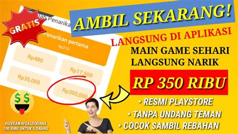 Baru Rilis Cuma Main Game Sebetar Di Bayar Ribu Gratis Aplikasi