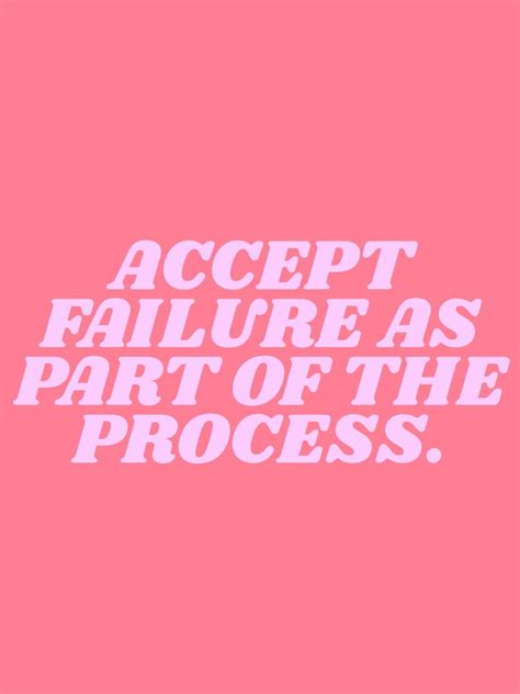 Accept Failure As Part Of The Process Art Print By Type Angel X Small