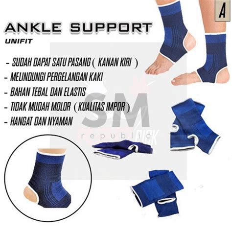 Jual UNIFIT ANKLE PAD SUPPORT Deker Pelindung Tumit Pergelangan Kaki