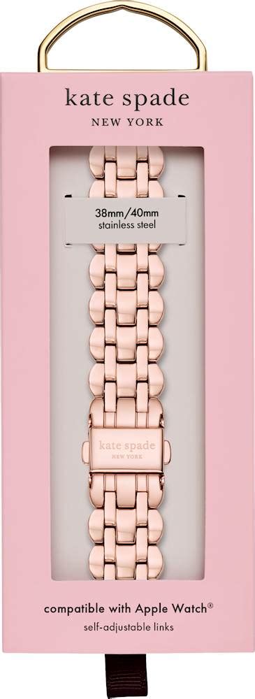 Best Buy Kate Spade New York Stainless Steel Band For 384041mm Apple Watch® Rose Gold Tone