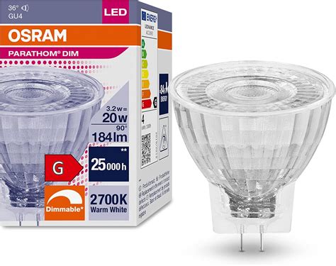 OSRAM Lamps Dimmbare Niedervolt LED Reflektorlampen MR11 Mit Retrofit