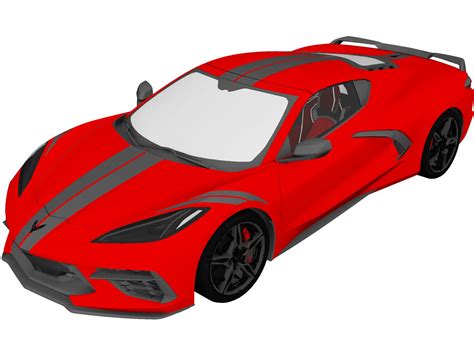 Chevrolet Corvette C8 Stingray Z51 3d Model 2020 3d Cad Browser