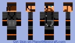 Naked Snake MGS3 Sneaking Suit Minecraft Skin