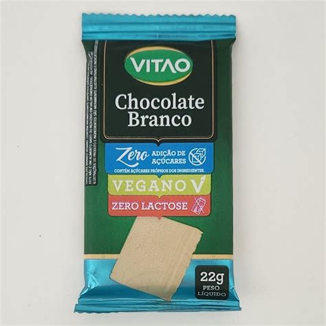 Vitao Chocolate Branco Vegano Zero Review Abillion