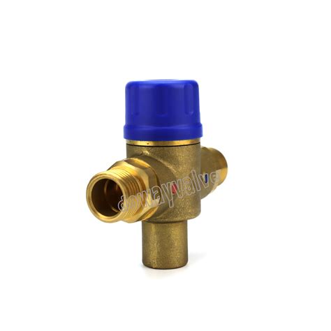 Brass Thermostatic Mixing Valve Temperature Control Valve For Hot Cold Water Shower Mixer China