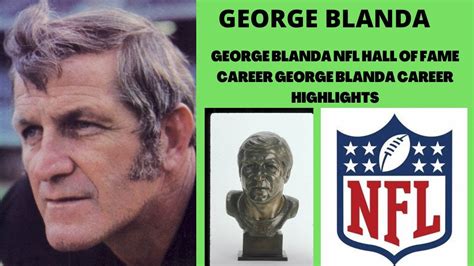 GEORGE BLANDA NFL HALL OF FAME CAREER GEORGE BLANDA NFL CAREER ...