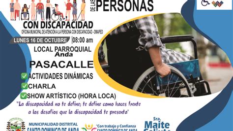 Municipalidad Rendira Homenaje Al D A Nacional De La Persona Con