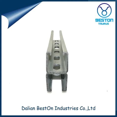 Hot DIP Galvanized Perforated Unistrut Channel Stainless Steel U Channel Sizes Strut Channel