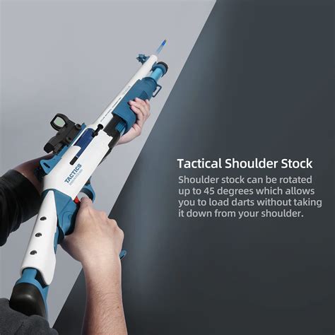 Tovol Zerky Soft Foam Blaster Toy Dart Gun Spring Air Pump Shotgun