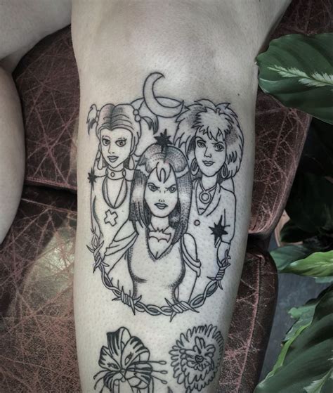 Hex Girls Tattoo By Cat Kingston Tattoo Tattoos Girl Tattoos Pretty