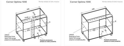 Cargo do szafki narożnej Corner Optima Lewe MAXIMA EVO II 100 cm Rejs