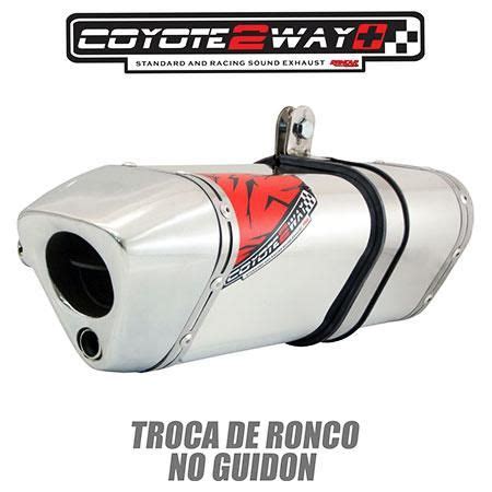 Escapamento Coyote Trs Way Aluminio Cbx Twister