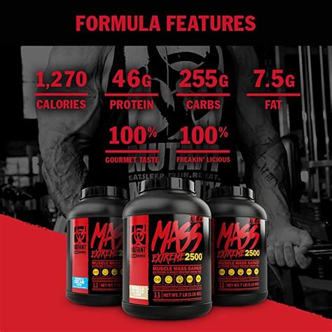 Mutant Mass Extreme 2500 7 Lbs 11 Servings