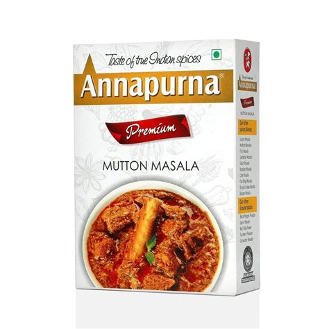 Annapurna Mutton Masala Packaging Size G Packaging Type Box At