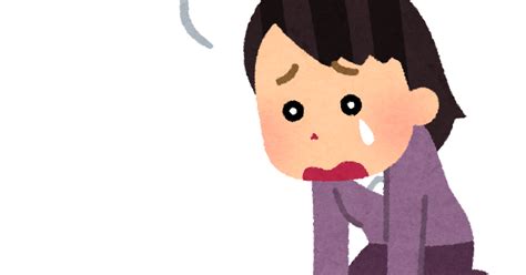 チケットを手に入れられなかった人のイラスト（女性） かわいいフリー素材集 いらすとや