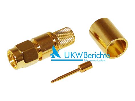 Sma Stecker Aircell Crimp Der Online Shop Von Ukw Berichte