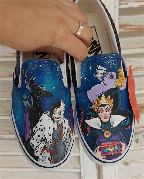 Disney Villain Disney Gift Disney Style Disney Shoes - Etsy