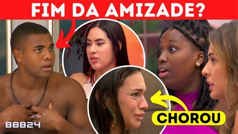 BBB 24 DAVI e ISABELLE TRETAM e AMIZADE É ABALADA CONFUSÃO entre