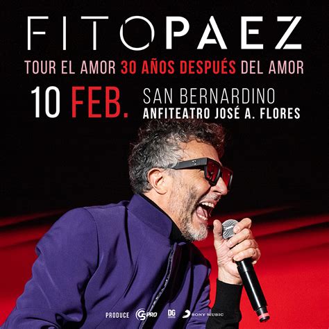 Fito Páez Tour el amor 30 años después del amor G5Pro