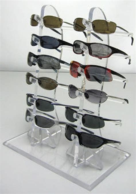 Custom Clear Acrylic Eyewear Display Stand Sunglasses Display