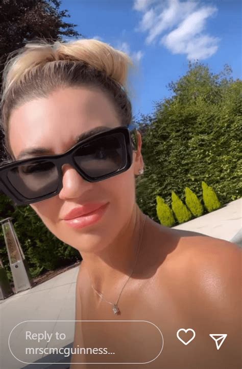 An Eye Catching Photo Of Christine Mcguinness Shows Off Her Topless In A Tiny Bikini