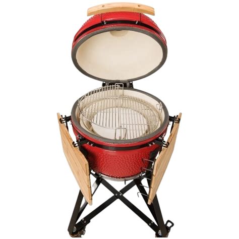 Buy Kamado Bono Media 20 Inch Ceramic BBQ Grill Red Online